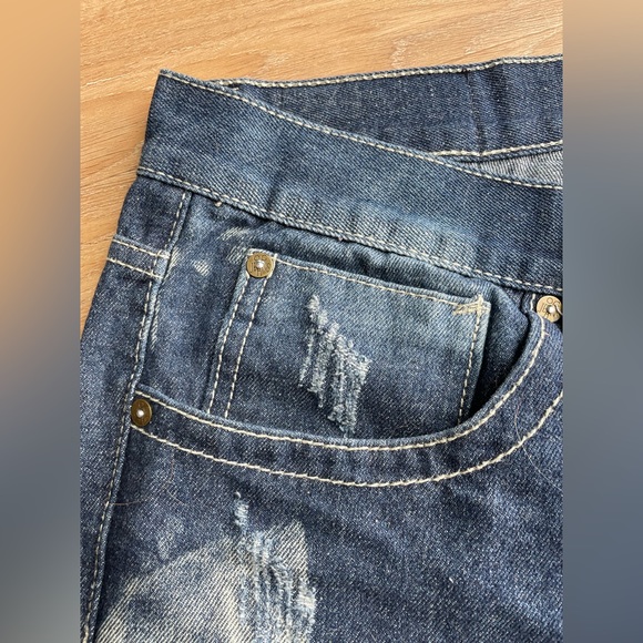 OG Jeans Frosted and Distressed Denim - Picture 3 of 10